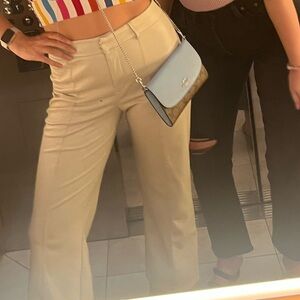 7 For All Mankind Cream Pants